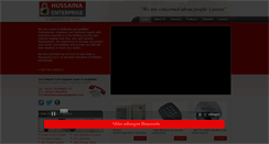 Desktop Screenshot of hussainaenterprise.com